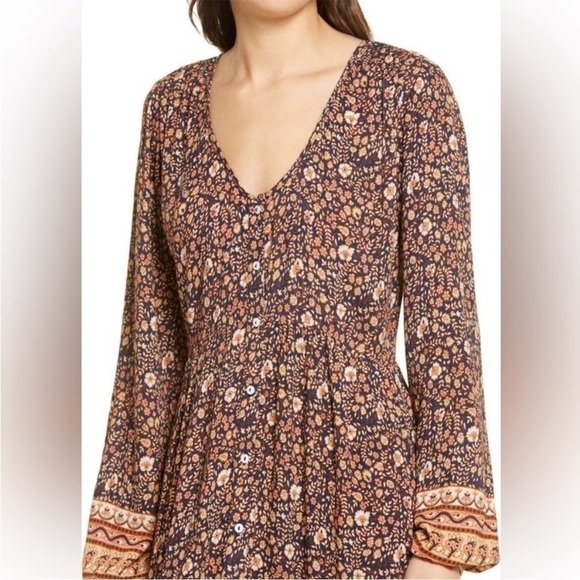 FAHERTY Toluca Floral Maxi Dress Large - Picture 2 of 9